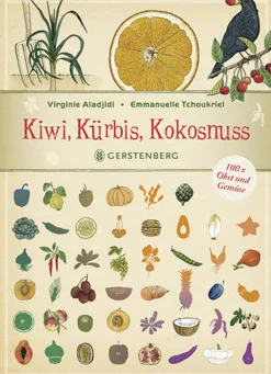 Waschbär Kiwi, Kürbis, Kokosnuss. 100 x Obst und Gemüse. Outlet