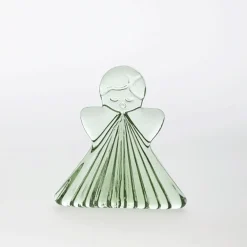 Waschbär Kleiner Engel aus Waldglas.