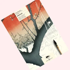 Waschbär Künstler Malbuch »Hiroshige«. Discount