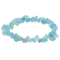Waschbär Kraftarmband Aquamarin