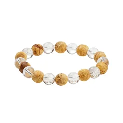 Waschbär Kraftarmband Palo Santo mit Bergkristall Clearance