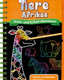Waschbär Kratz- und Kritzel-Abenteuer. Tiere Afrikas. Best
