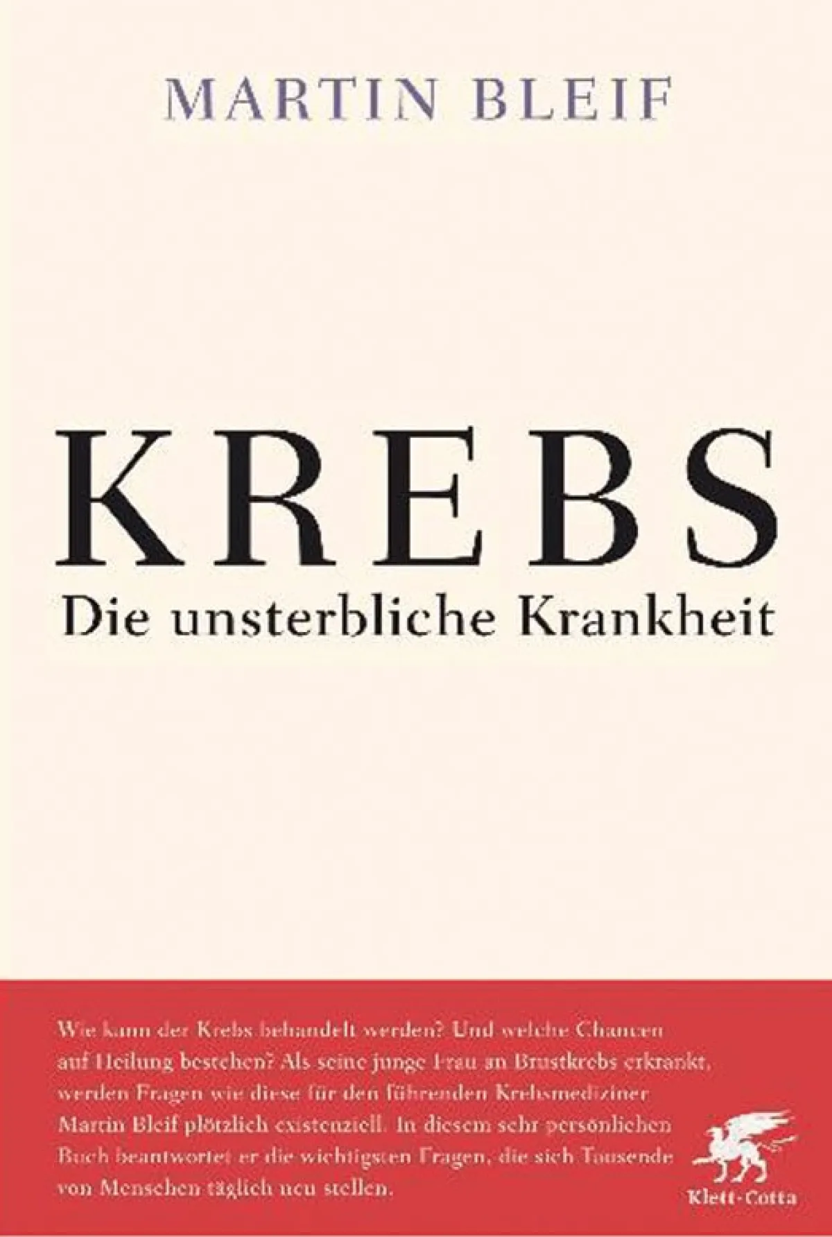 Waschbär Krebs. Die unsterbliche Krankheit. Clearance