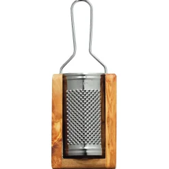 Waschbär Käsereibe aus Olivenholz. Online