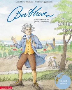 Waschbär Ludwig van Beethoven. Leben und Werk des großen Komponisten. Hot