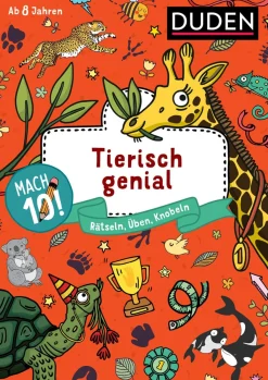 Waschbär Mach 10! Tierisch genial. Rätseln, Üben, Knobeln. New