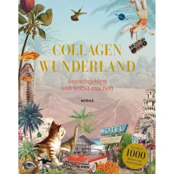 Waschbär Maria Rivans. Collagen Wunderland. Ausschneiden und selbst machen. Sale