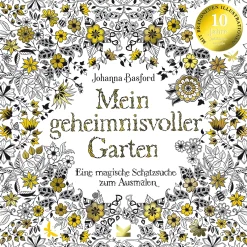 Waschbär Mein geheimnisvoller Garten. Ausmalbuch. New