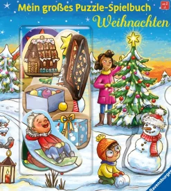 Waschbär Mein großes Puzzle-Spielbuch. Weihnachten. Hot