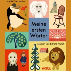 Waschbär Meine ersten Wörter. Inspiriert von Edvard Munch. Clearance