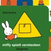 Waschbär Miffy spielt Verstecken. Sale