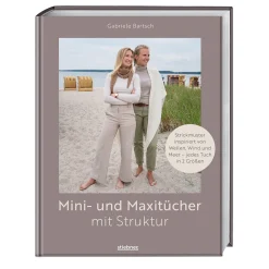 Waschbär Mini- und Maxitücher mit Struktur: Strickmuster inspiriert von Wellen, Wind und Meer - jedes Tuch in 2 Größen. Strickanleitungen fürs Strukturmuster stricken. Tücher und Mini Tücher stricken. Discount