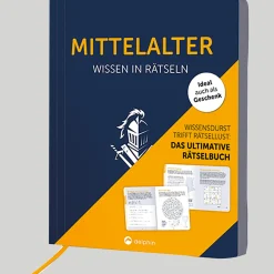 Waschbär Mittelalter. Wissen in Rätseln. Clearance