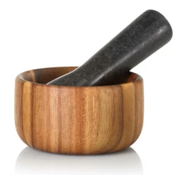 Waschbär Mörser aus Akazienholz Ø 11 cm. Best