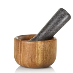 Waschbär Mörser aus Akazienholz Ø 9 cm. Best