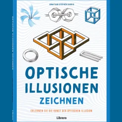 Waschbär Optische Illusionen zeichnen. Lernen Sie die Kunst der optischen Illusion.