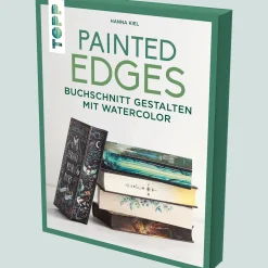 Waschbär Painted Edges. Buchschnitt gestalten mit Watercolor. Best