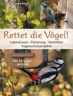 Waschbär Rettet die Vögel! Lebensraum, Fütterung, Nisthilfen, Vogelschutzprojekte. Mit 54 Vogelporträts. New