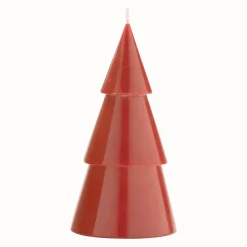 Waschbär Rote Tannenbaum-Kerze.