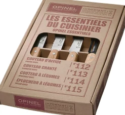 Waschbär Set »Les Essentiels«. 4 Messer mit Buchenholzgriffen. Clearance