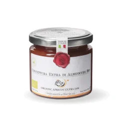 Waschbär Sizilianische Bio-Aprikosenkonfitüre. Hot