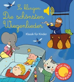 Waschbär So klingen die schönsten Wiegenlieder. Klassik für Kinder. Soundbuch. Outlet