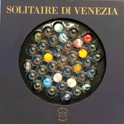 Waschbär »Solitaire Di Venezia« mit Glasmurmeln. New