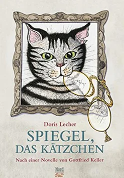 Waschbär Spiegel, das Kätzchen. Best