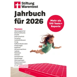 Waschbär Stiftung Warentest Jahrbuch 2026: Mehr als 100 Tests + Reports. New