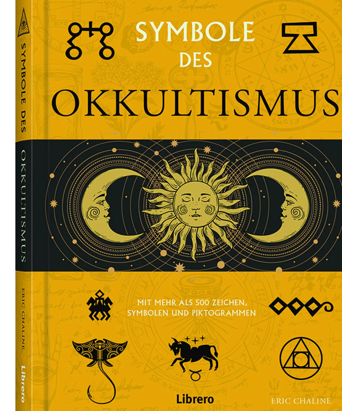 Waschbär Symbole des Okkultismus. Illustriertes Handbuch über den Okkultismus. Best