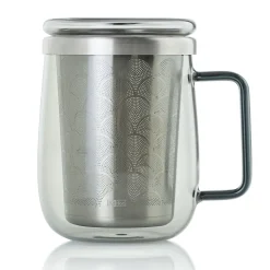 Waschbär Teeglas Yuna mit Teefilter. Sale