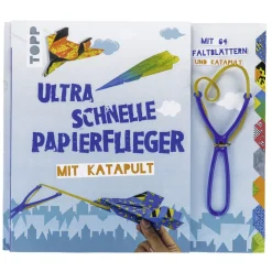 Waschbär Ultra schnelle Papierflieger mit Katapult. Discount
