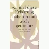 Waschbär »...und diese Erfahrung habe ich nun auch gemacht«. Texte zum Tod eines nahen Menschen. New