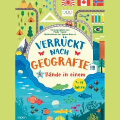 Waschbär Verrückt nach Geografie. 4 Bände in einem. New