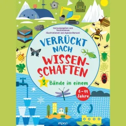 Waschbär Verrückt nach Wissenschaften. 3 Bände in einem: Insekten, Geologie, Wasser. Best