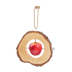 Waschbär Vogelfutterstation »Apfelhalter«. Hot