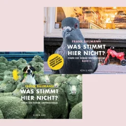 Waschbär Was stimmt hier nicht?-Set. 2 Bände. New