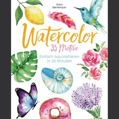 Waschbär Watercolor. 35 Motive - einfach aquarellieren in 30 Minuten. Clearance