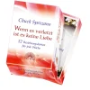 Waschbär Wenn es verletzt ist es keine Liebe - Kartenset: 52 Beziehungskarten für jede Woche mit Begleitbüchlein.