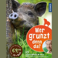 Waschbär Wer grunzt denn da? 25 Tierstimmen im Wald. CD.