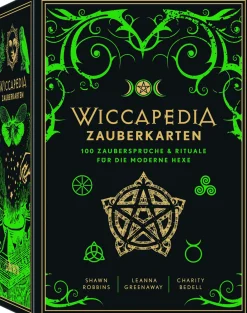 Waschbär Wiccapedia Zauberkarten. 100 magische Sprüche und Rituale. Discount