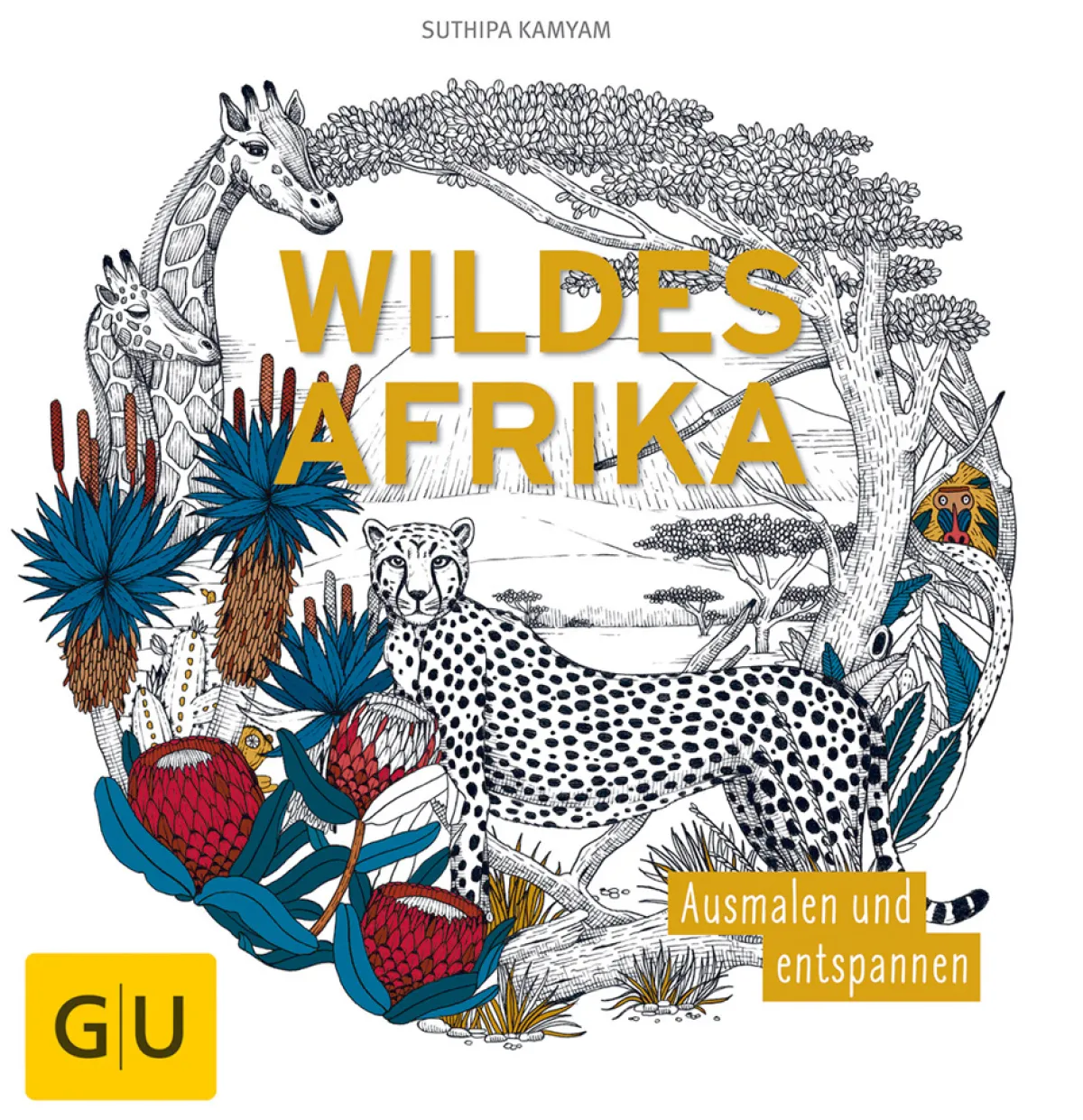 Waschbär Wildes Afrika - Ausmalen und entspannen Outlet
