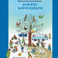 Waschbär Winter-Wimmelbuch.