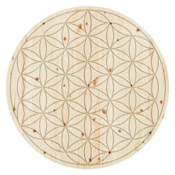 Waschbär Zirben-Wanddeko »Blume des Lebens«. Online